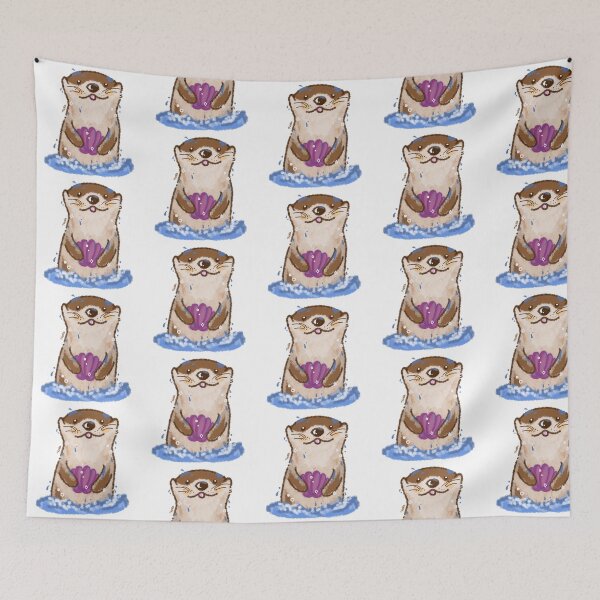 Item preview, Otter with clam designed and sold by NellaDezain.