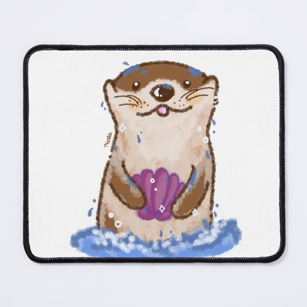 Item preview, Otter with clam designed and sold by NellaDezain.