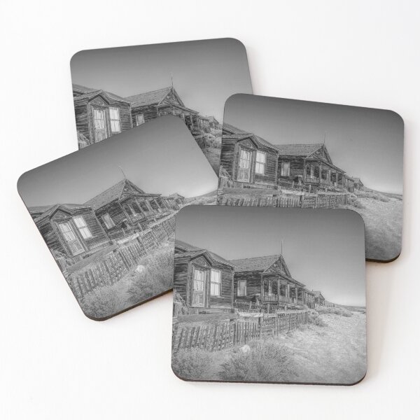 Item preview, Bodie Ghost Town - Wooden Houses on Dusty Street BW designed and sold by jrtwynam.