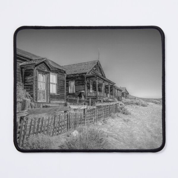 Item preview, Bodie Ghost Town - Wooden Houses on Dusty Street BW designed and sold by jrtwynam.