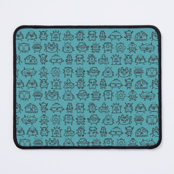 Item preview, Playful Little Monsters in a Fun and Colorful Pattern designed and sold by ArqRodrigo.