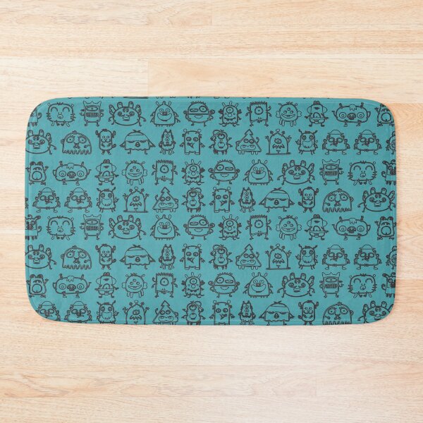 Item preview, Playful Little Monsters in a Fun and Colorful Pattern designed and sold by ArqRodrigo.