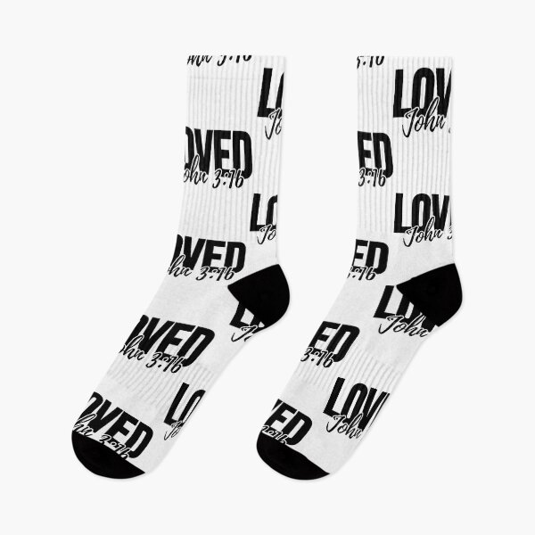 Item preview, Loved: John 3:16 Christian Design designed and sold by MoriaStore.