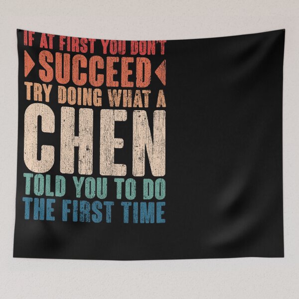 Item preview, Chen last name surname vintage funny personalized birthday gift designed and sold by 9X FR.