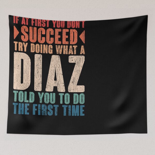 Item preview, Diaz last name surname vintage funny personalized birthday gift designed and sold by 9X FR.
