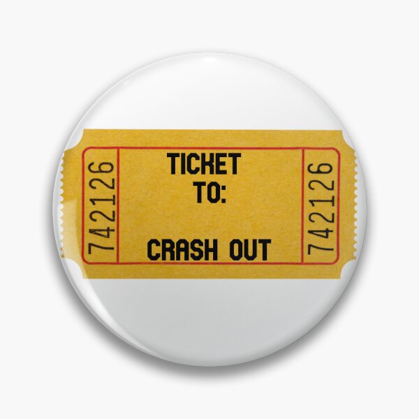 Item preview, ticket to crash out designed and sold by createandrogyny.
