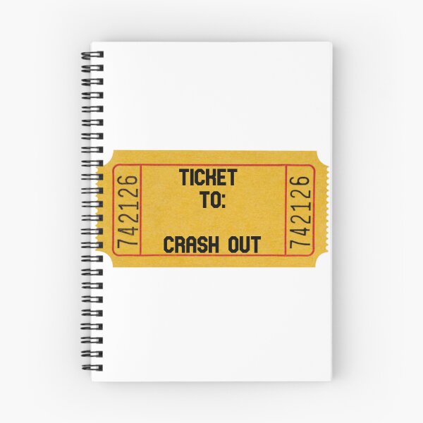 Item preview, ticket to crash out designed and sold by createandrogyny.