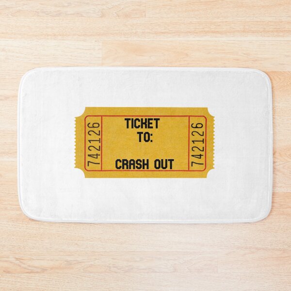 Item preview, ticket to crash out designed and sold by createandrogyny.