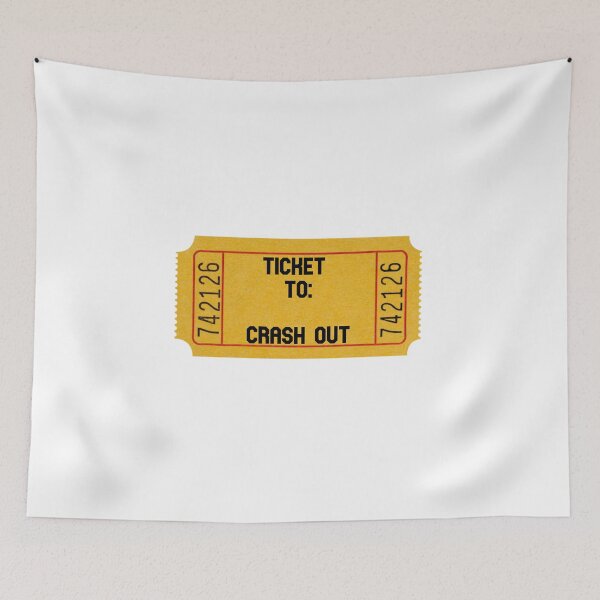 Item preview, ticket to crash out designed and sold by createandrogyny.
