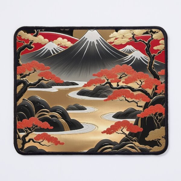 Item preview, Mystical Mornings of Japan - Golden Veins of the Sacred Land designed and sold by Serge Averbukh Art Studio.
