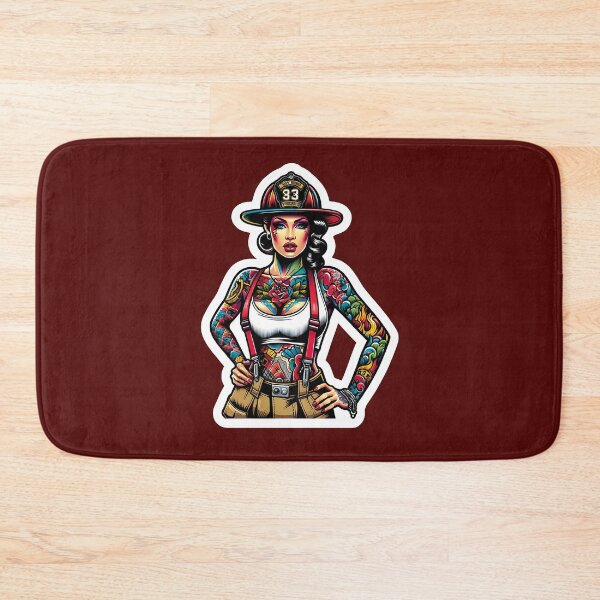 Item preview, Pinup Firefighter designed and sold by PinUpPizzazz.