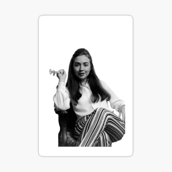 Vista previa del artículo con la obra «La joven Hilary Clinton», diseñado y vendido por priscillaju.