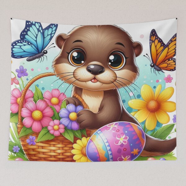 Artikelvorschau, Otter Ostern entworfen und verkauft von Rob5Designs.