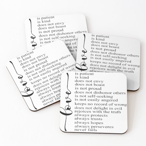 Item preview, Love from 1 Corinthians 13 :4-6 designed and sold by fribabywonder.