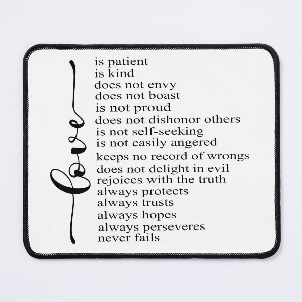 Item preview, Love from 1 Corinthians 13 :4-6 designed and sold by fribabywonder.