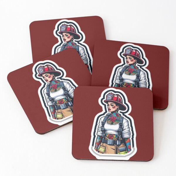 Item preview, Pinup Firefighter designed and sold by PinUpPizzazz.