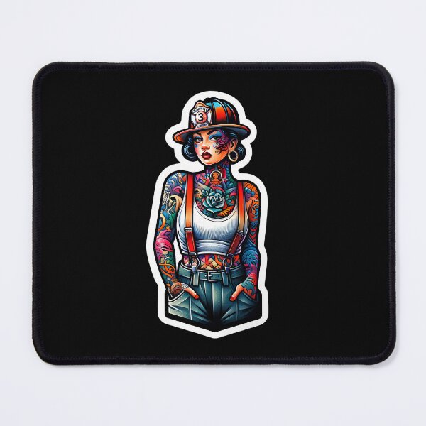 Item preview, Pinup Firewoman designed and sold by PinUpPizzazz.