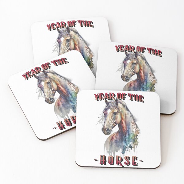 Item preview, Year Of The Horse 2026 Water Color Painting designed and sold by GraTEEtude.