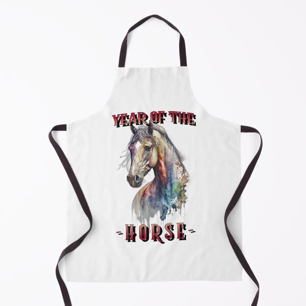 Item preview, Year Of The Horse 2026 Water Color Painting designed and sold by GraTEEtude.
