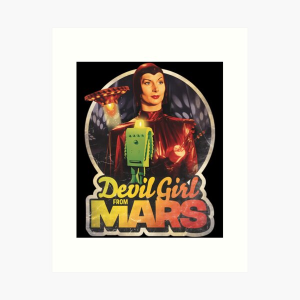 Item preview, D.e.v.i.l Girl From M.a.r.s (Sci-Fi 1954) designed and sold by hongsi84.