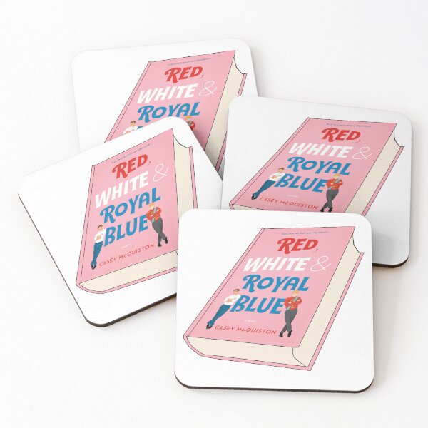 Item preview, Red White and Royal Blue Book Sticker designed and sold by baranskini.
