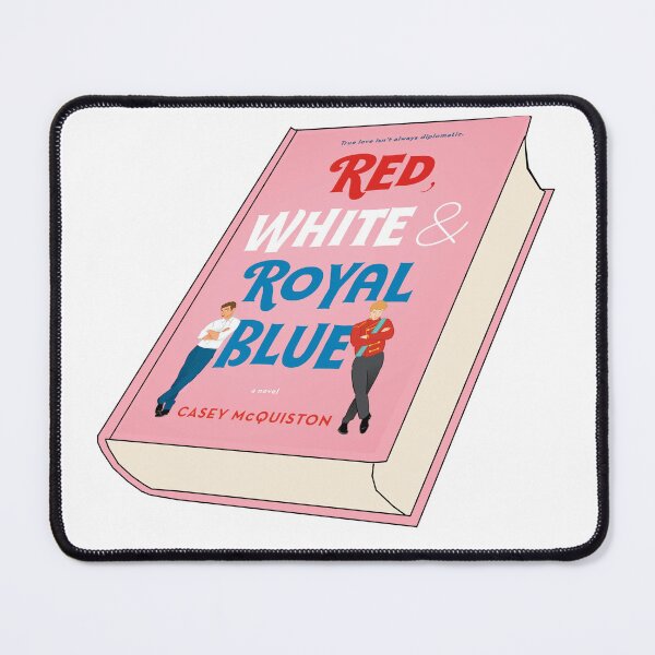 Item preview, Red White and Royal Blue Book Sticker designed and sold by baranskini.