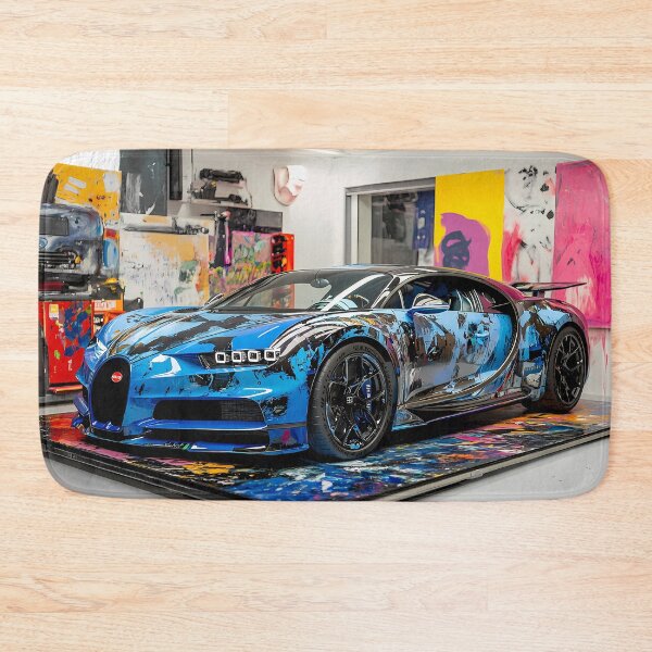 Item preview, Pop Art Bugatti Chiron – Bold & Dynamic Automotive Wall Art VI designed and sold by AutoPopStudio.