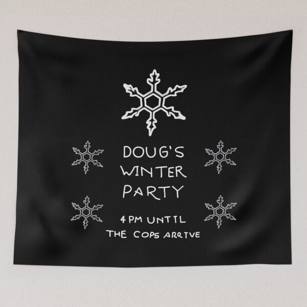 Item preview, Dougs Winter Party February Funny designed and sold by GrulkeNedrow.