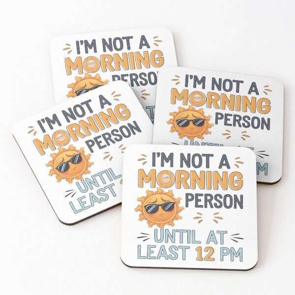 Item preview, I'm not a morning person designed and sold by trendspatterns.