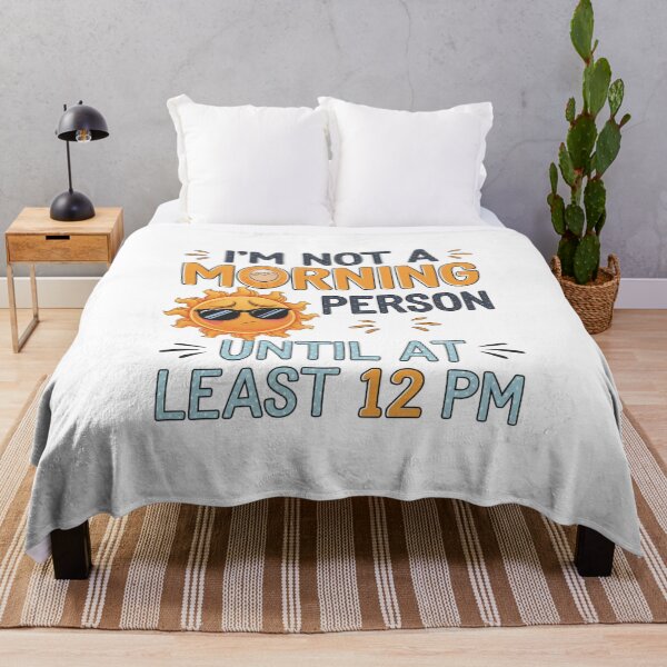 Item preview, I'm not a morning person designed and sold by trendspatterns.