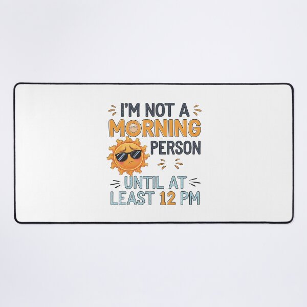 Item preview, I'm not a morning person designed and sold by trendspatterns.