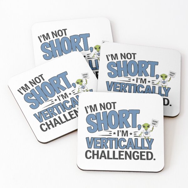 Item preview, I'm not short, I'm vertically challenged. designed and sold by trendspatterns.