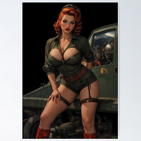 Item preview, 1950's pin up designed and sold by Digital Dream Art.