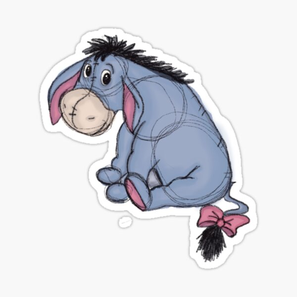 Vista previa del artículo con la obra «Eeyore», diseñado y vendido por Designs by Liv Gray.