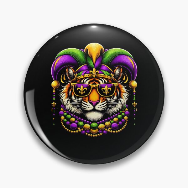Item preview, Mardi Gras Carnival Tiger Jester Costume Kids Mens Womens designed and sold by MTRBSK11.
