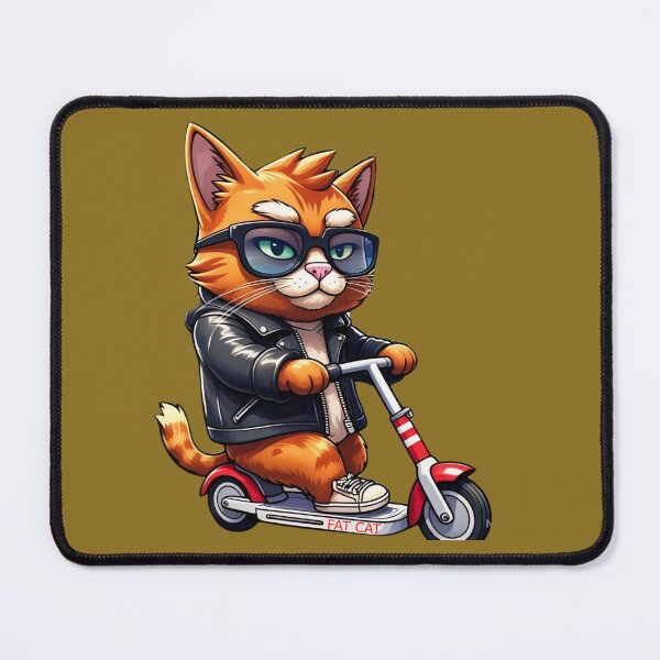 Item preview, Cool Cat on a Scooter designed and sold by Wiredart.