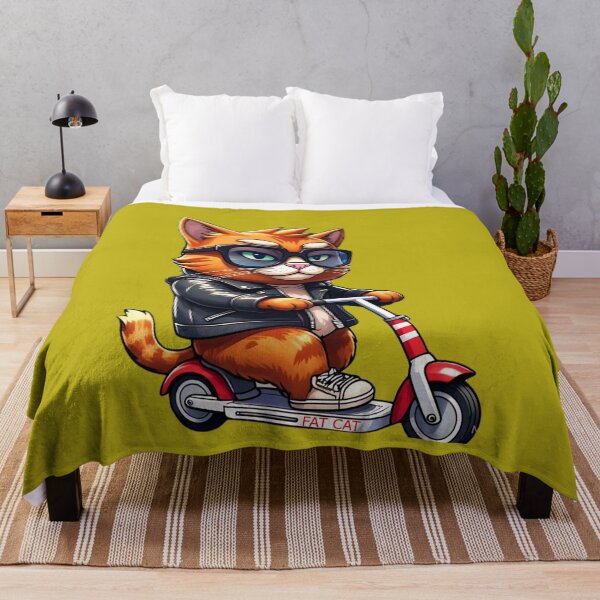 Item preview, Cool Cat on a Scooter designed and sold by Wiredart.