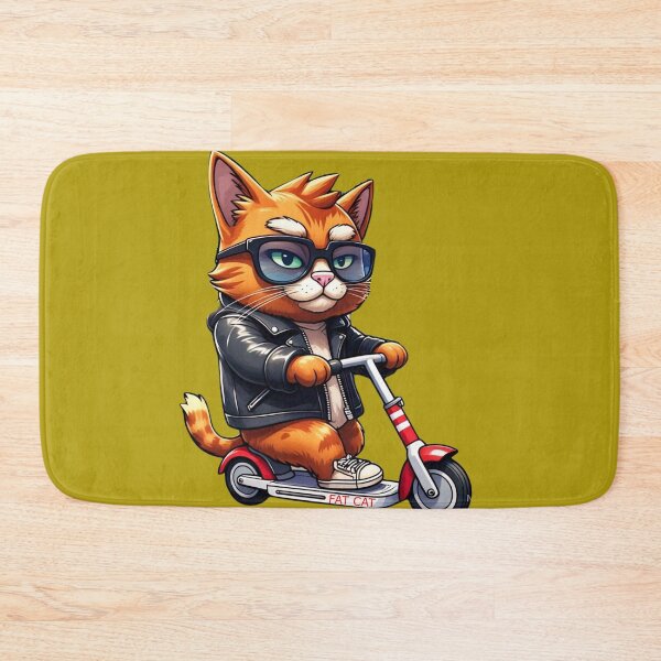 Item preview, Cool Cat on a Scooter designed and sold by Wiredart.