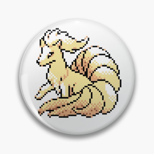 Artikelvorschau, Ninetales Pixel Art entworfen und verkauft von StickyMcSticker.