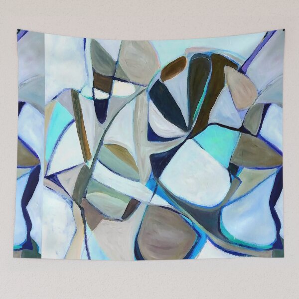 Item preview, Organic Blue Patterns designed and sold by ViaARTfactory.