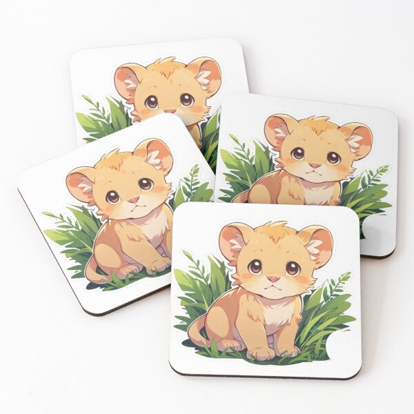 Item preview, "Adorable Lion Cube designed and sold by Studio Panda.