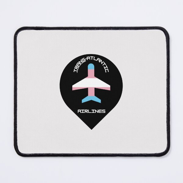 Item preview, Trans-Atlantic Airlines Transgender Pun Design designed and sold by somerando31.