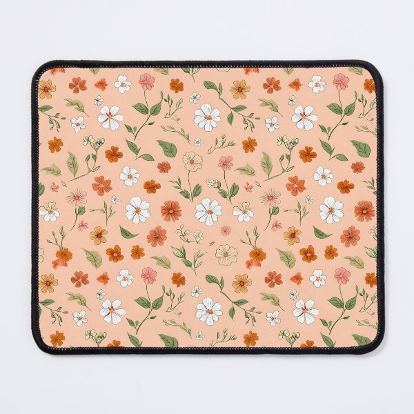 Item preview, Charming Floral Pattern on Peach Background Delight designed and sold by Vibes To VIsual.