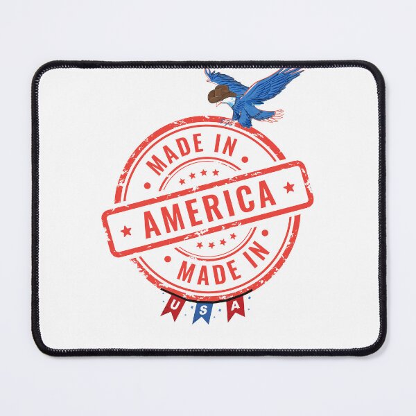 Item preview, an american made in america sign with and eagle on it designed and sold by Merch By Adam.
