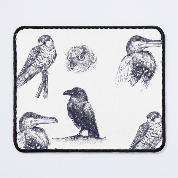 Item preview, Bird’s study designed and sold by BirdsAndBrush.