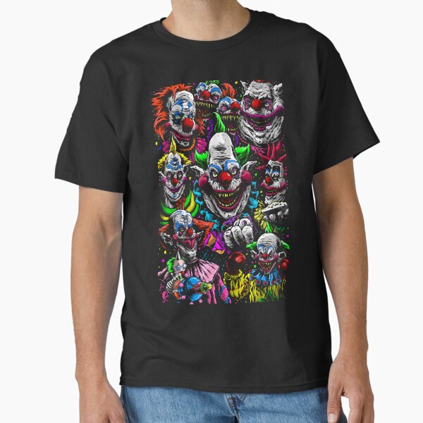 Klowning around ! 80s killer klowns clowns circus horror movie outer space aliens Classic T-Shirt