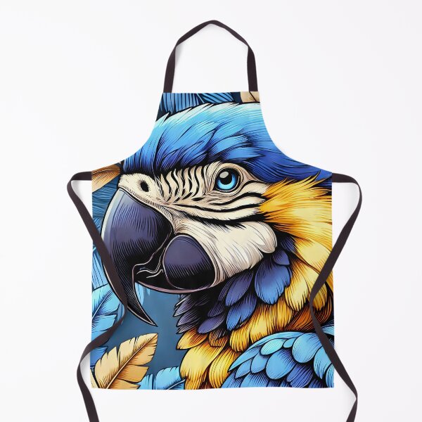 Item preview, Radiant Parrot macaw Illustration designed and sold by inkNext.