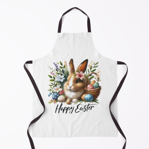 Item preview, Happy Easter Brushstroke Bunny designed and sold by PARNAZ2021.