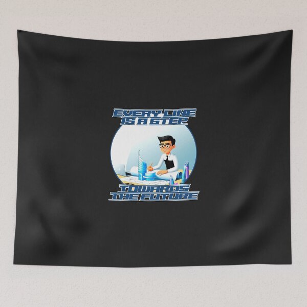 Item preview, Every Line is a Step Towards the Future designed and sold by Migiteart.