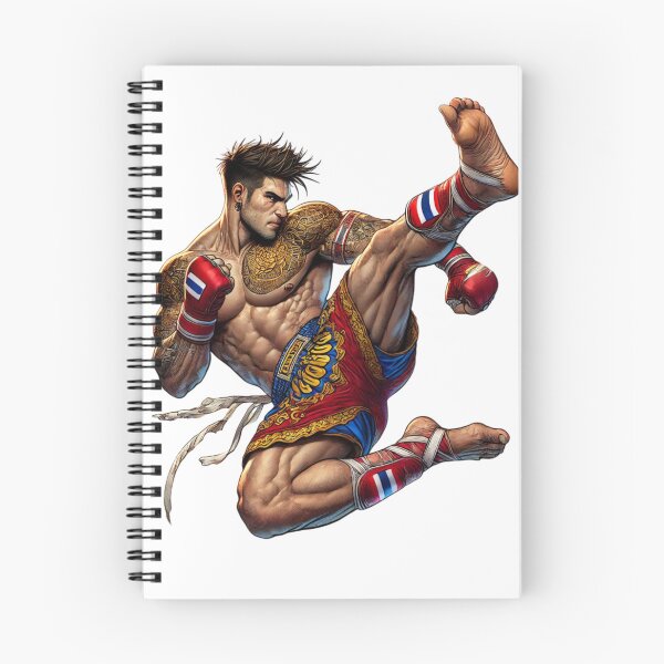 Item preview, Muay Thai Warrior - Epic Thai Boxing Fighter Art designed and sold by TopUpDesign.